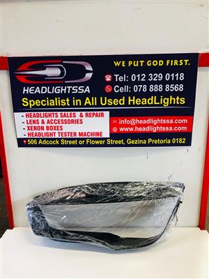 Audi A7 left side headlight replacement lens 
