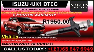 ISUZU 4JK1 DTEC DIESEL INJECTORS