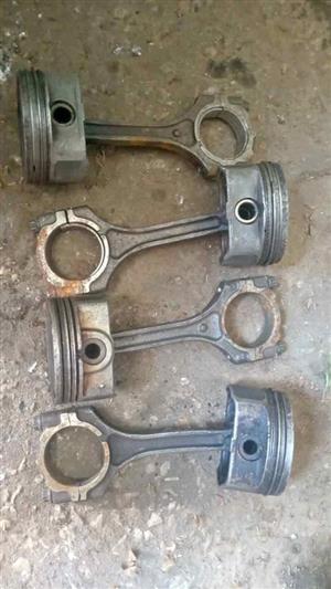 Hyundai i20 1.6 G4fc conrods with pistons