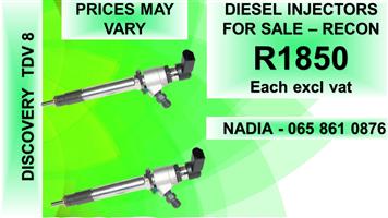 DISCOVERY TDV6 DIESEL INJECTORS FOR SALE OR TO RECON