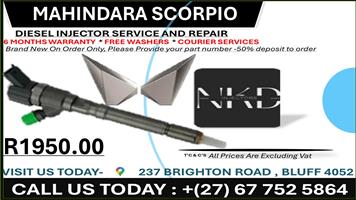 Mahindra Scorpio Diesel Injectors on Recondition
