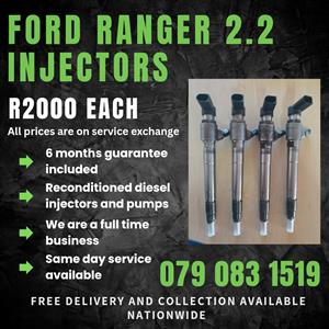 FORD RANGER 2.2 INJECTORS FOR SALE WITH WARRANTY 