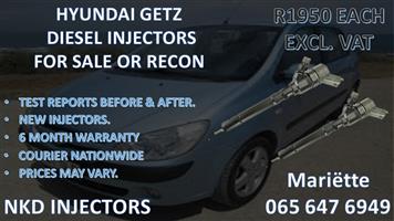 DEALS AVAILABLE ON DIESEL INJECTORS HYUNDAI GETZ
