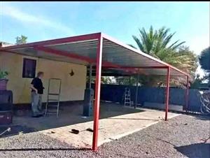 Steel structure with sheets