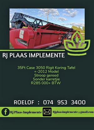 Case 35Ft ridget tafel