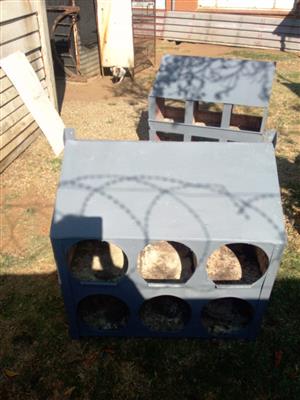 Chicken steel nestboxes