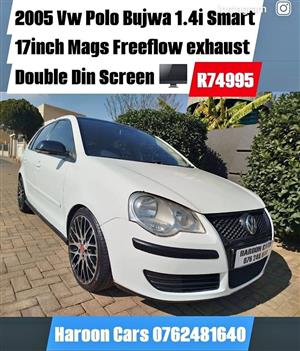  2005 Vw Polo 1.4i Bujwa Free flow exhaust Double Din Screen