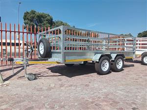 4m Galvanized utilty trailer - double axle