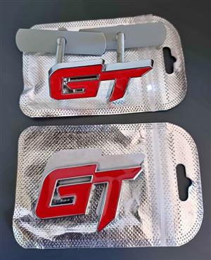 GT badges emblems