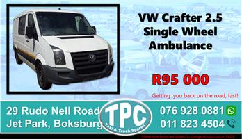 VW Crafter 2.5 Single Wheel Ambulance