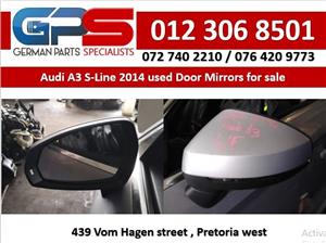 AUDI A3 S-LINE 2014 used door mirrors for sale 