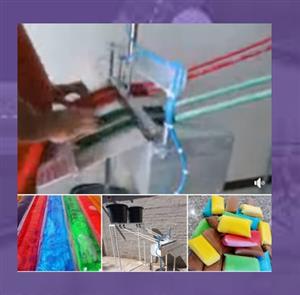 Semi automatic ice lolly machine, makes 1500 per hour