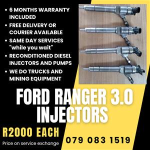 FORD RANGER 3.0 INJECTORS FOR SALE WITH WARRANTY 