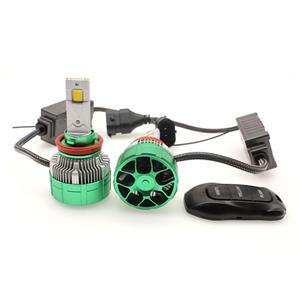 Multi-Purpose LED H11 Headlight Bulbs with Remote (yellow/white/strobe function)
