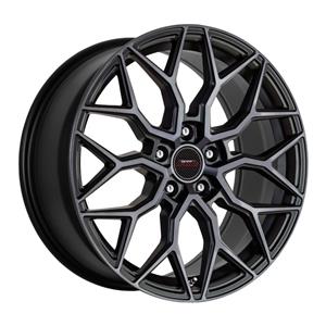 18″ A-Line Scar 5×112 Satin Black Smoke Tint Alloy Wheels