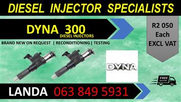 DYNA 300 DIESEL INJECTORS FOR SALE OR RECON WITH WARRANTY 