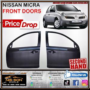 NISSAN MICRA FRONT DOORS