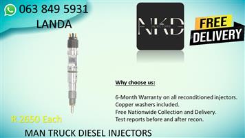 MAN TRUCK DIESEL INJECTORS FOR SALE IN ROODEPOORT GAUTENG 