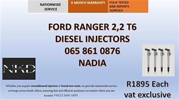 FORD RANGER 2.2 T6 DIESEL INJECTORS FOR SALE