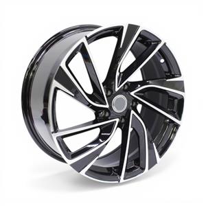 18″ SS5481 5/112 Black Machine Face Alloy Wheels