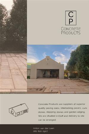 Concrete Products are suppliers of superior quality paving slabs,interlocking pa