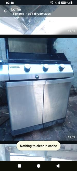 4 Burner gas braai