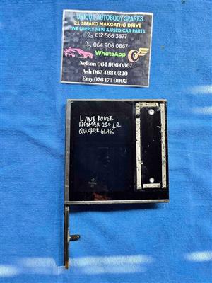 Land Rover Defender Left Quarter Glass