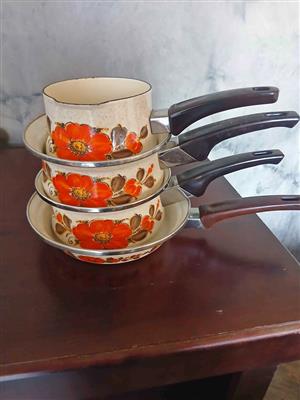 Show pans, Sanko Ware Japan