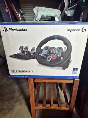 Logitech G29 driving force racing wheel plus gearbox for sale