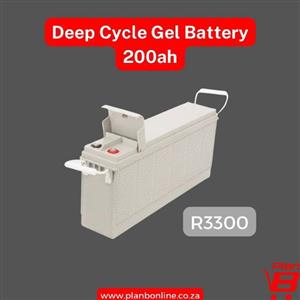 Gel Battery - Deep Cycle 200ah