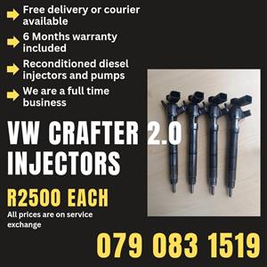 VW CRAFTER 2.0 INJECTORS FOR SALE WITH WARRANTY INCLUDED 