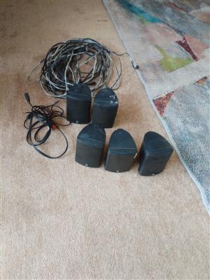 JBL sub and 5 speakers