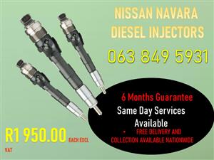 NISSAN NAVARA YD25 DIESEL INJECTORS KLERKSDORP NOORD WES 