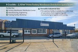 9 Crucible – 2,101m² Prime Factory Warehouse Distribution Space To Let