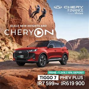 2026  Cherry Tiggo 7 Phev Plus For Sale