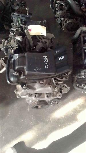 NISSAN HR12  1.2L COMPLETE ENGINE FOR SALE