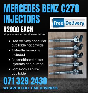MERCEDES BENZ C270 INJECTORS FOR SALE WITH WARRANTY INCLUDED 