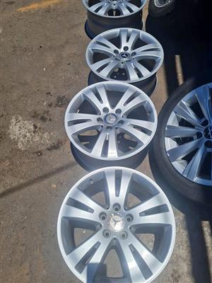 Mercedes Benz W204 original mags size 17 still in good condition