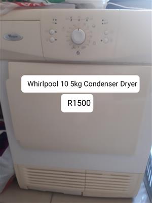 Whirlpool 10.5kg Condenser Dryer