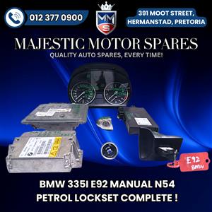  BMW 335i E92 Manual N54 Petrol Lockset for Sale – Used 
