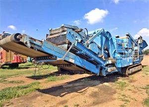 1000SR Cone crawler diesel powered crusher, Motor done, Clutches done on cone. (+Vat)