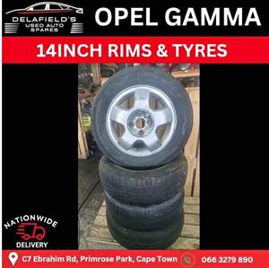 Opel Gamma 14 inch Rims and Tyres