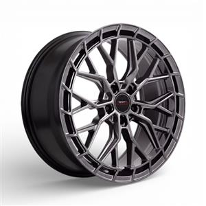 19″ A-Line Idol 5/112 Hyper Black Flow Form Alloy Wheels