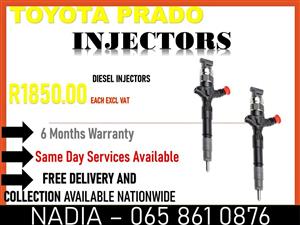 TOYOTA PRADO 3.0 DIESEL INJECTORS FOR SALE 