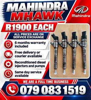 MAHINDRA MHAWK INJECTORS FOR SALE 