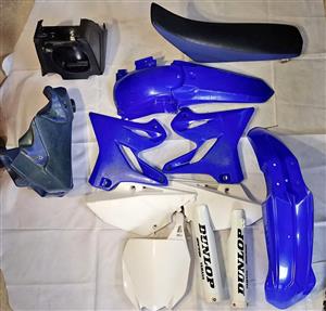 YAMAHA 2002-2021 YZ125/250 plastics (re-style) kit, used
