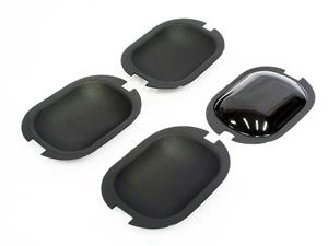 VW Golf Mk1 Matt Black Door Handle Scratch Plates