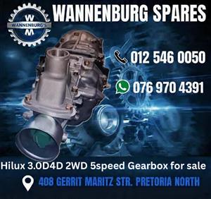 Toyota Hilux 3.0d4d 2wd gearbox