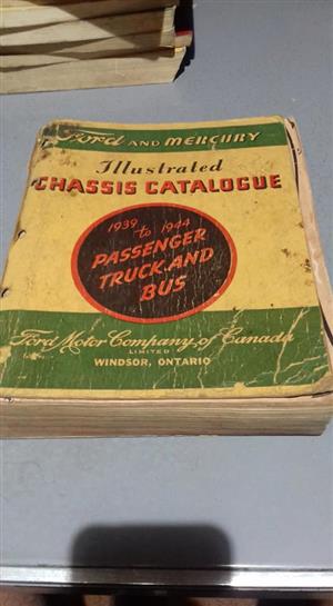 1939 to 1944 Passenger Truck and Bus Chassis catalogue