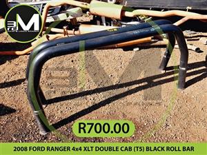 2008 FORD RANGER 4x4 XLT DOUBLE CAB (T5) BLACK ROLL BAR